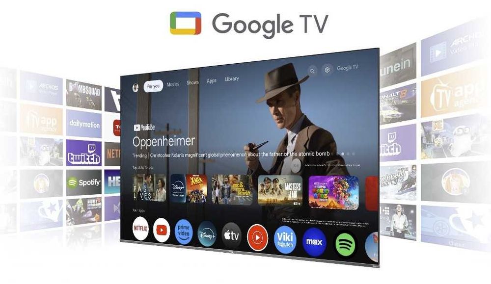 Telewizor TCL 65P7K 65" 4K QLED Google TV Dolby Vision Dolby Atmos
