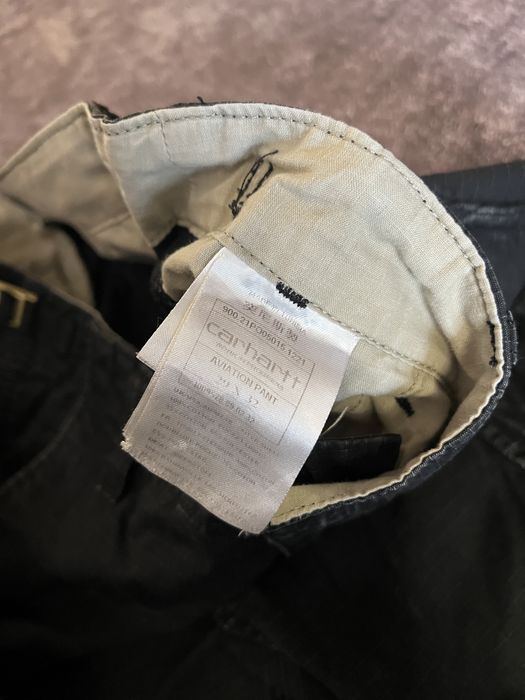 Carhartt aviation pants cargo Штани кархарт карго чорні на утяжках