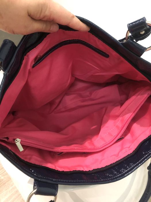 Жіноча лакова сумка шопер