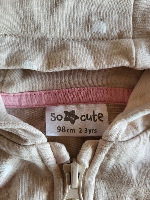 Bluza rozpinana dla dziewczynki roz. 98