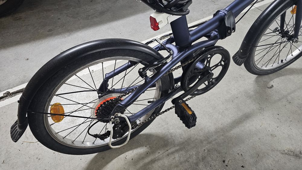 Bicicleta Oxylane Fold 500 Dobrável