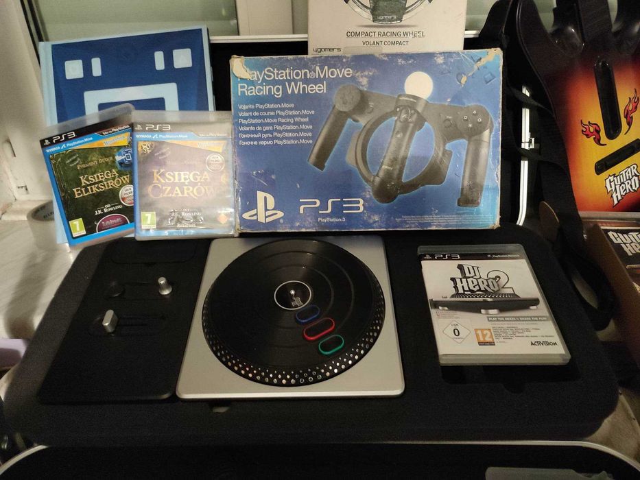 Gitara guitar hero Playstation3 dj hero ps3 move kamera mikrofon pad