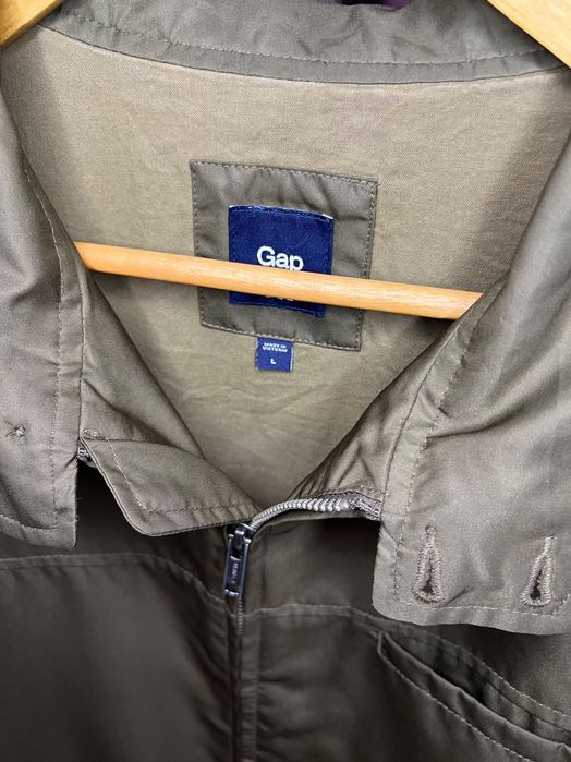Gap Harrington харінгтон бомбер куртка вітровка оливкова L стійка