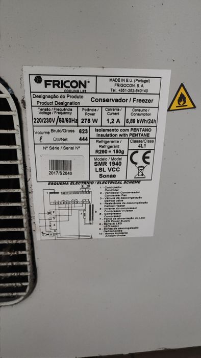 Arcas (FREEZER) FRICON para supermercados