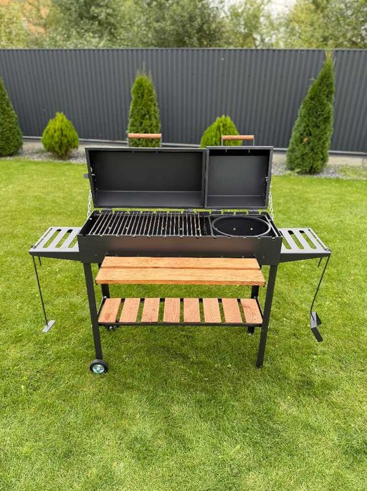 Мангал гриль барбекю метал 5 мм ПОСИЛЕНИЙ