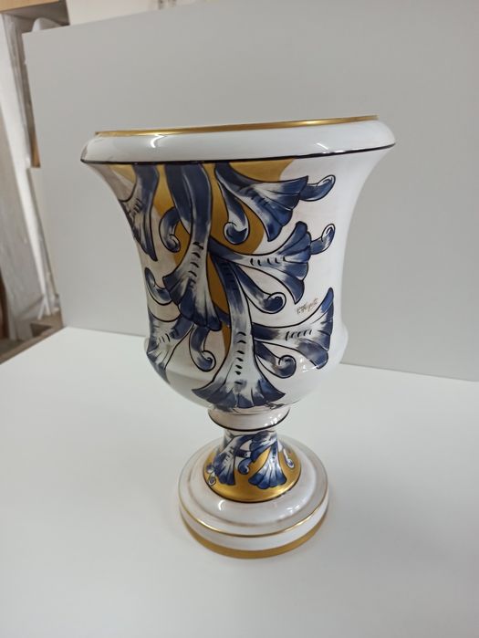 Vaso alto em porcelana