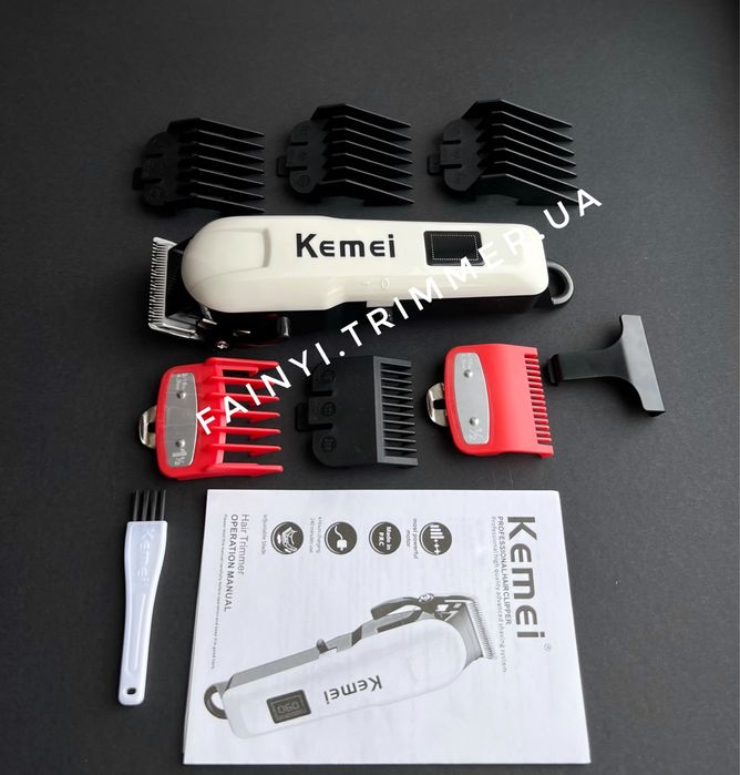 ‼️РОЗПРОДАЖ‼️Машинка для стрижки голови бороди Kemei професійна