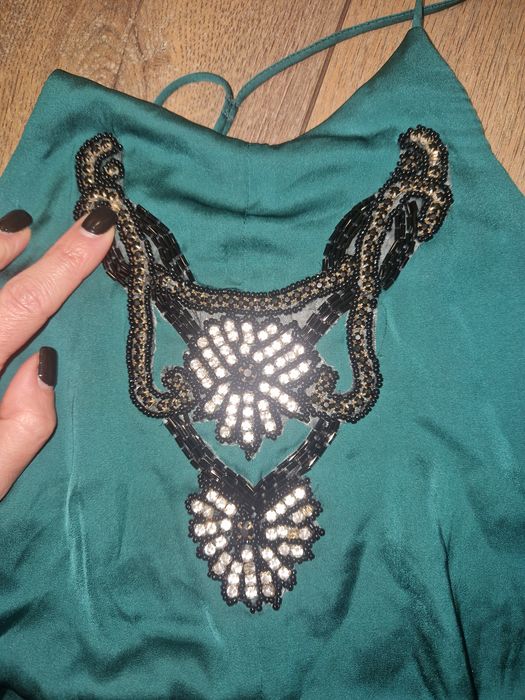 Top verde zara M