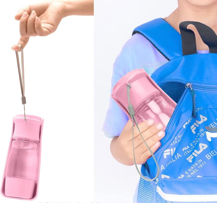 Butelka Miska Turystyczna Bidon Na Wodę Przenośna Poidło Dla Psa Kota