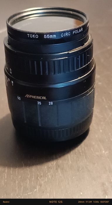 Lente Sigma Zoom 28-80mm f/3.5-5.6 Macro – 55mm