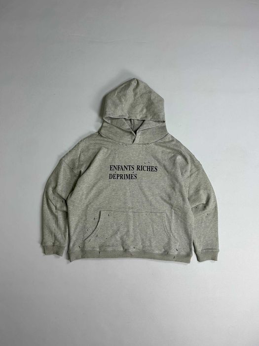 Худі Enfants Riches Deprimes сіре archive худи серая кофта distressed