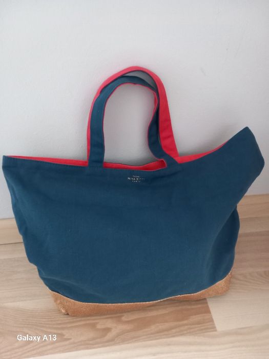 Nina Ricci torba szoper Dwustronna bawełniana