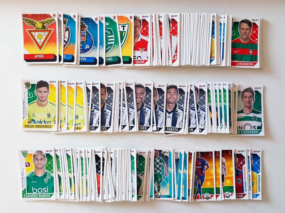 cromos FUTEBOL 2017-18 liga portuguesa | Panini venda avulso