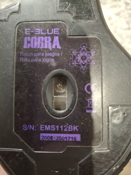 Rato a funcionar , apenas sujo