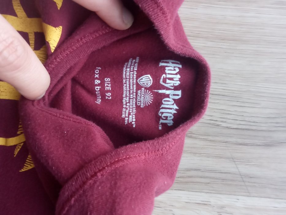 Body wiśniowe Harry Potter 92 fox&bunny