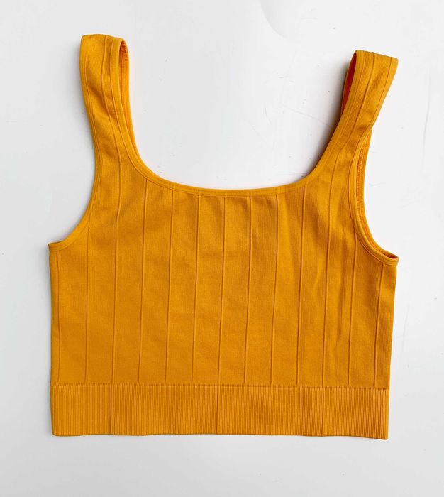 Top H&M Sport S 36 Pomarańczowy Sportowy