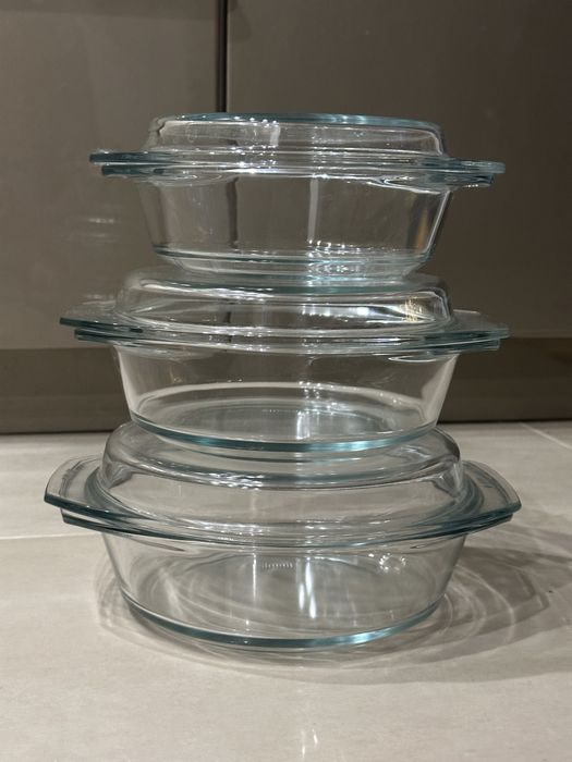 Жаростійкі скляні ємності з кришками фірми Simax