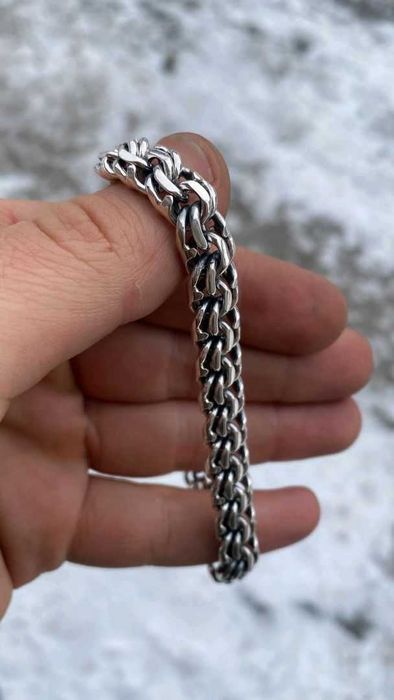 Срібний браслет 30г чоловічий, мужской серебряный браслет 925