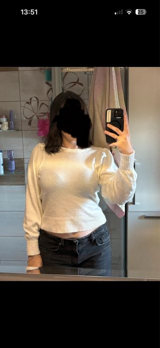 Sweter biały  NA-KD