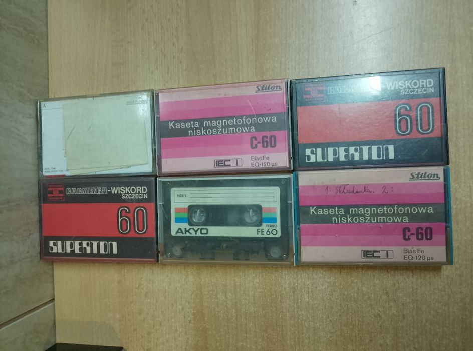 Kaseta kasety magnetofonowe 15 sztuk