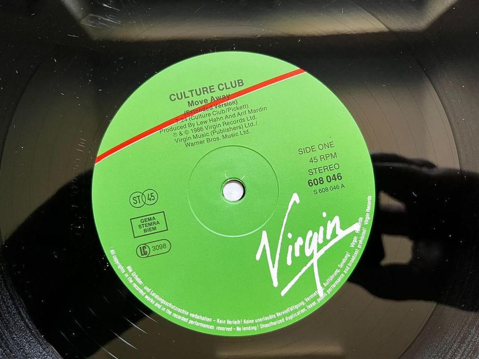 Culture Club – Move Away Extended - winyl Pop vinyl