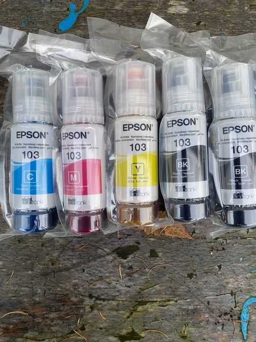 Oryginalne tusze epsona nr 103, 5sz 86zl Darmowa wysyłka