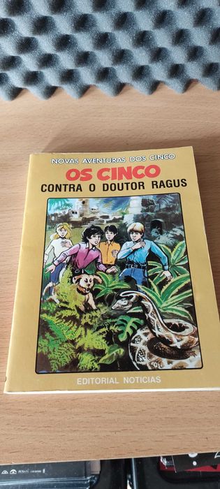 Livro "Os Cinco Contra o Doutor Ragus" (Novas Aventuras dos Cinco)
