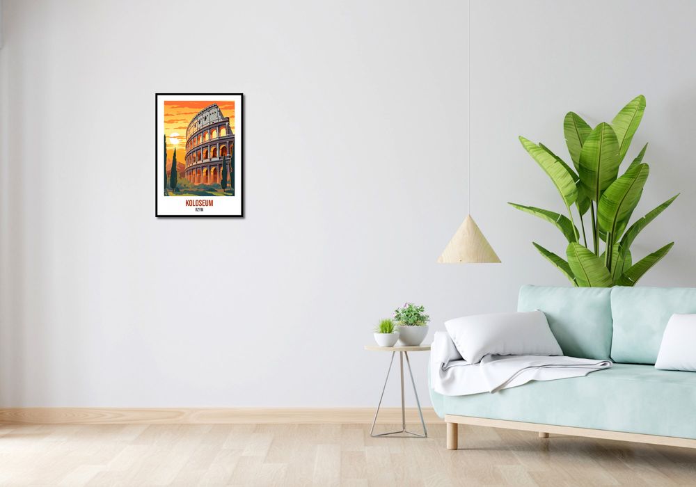 Plakat 42x59,4cm Koloseum