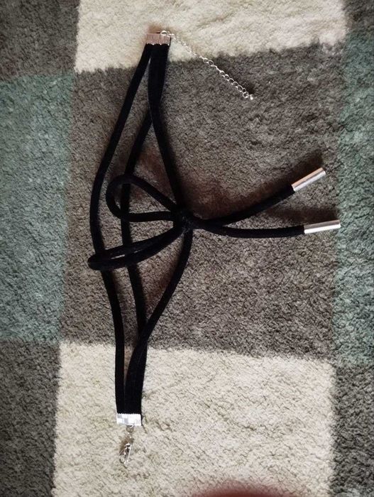 ювелирное украшение чокер - шнурок