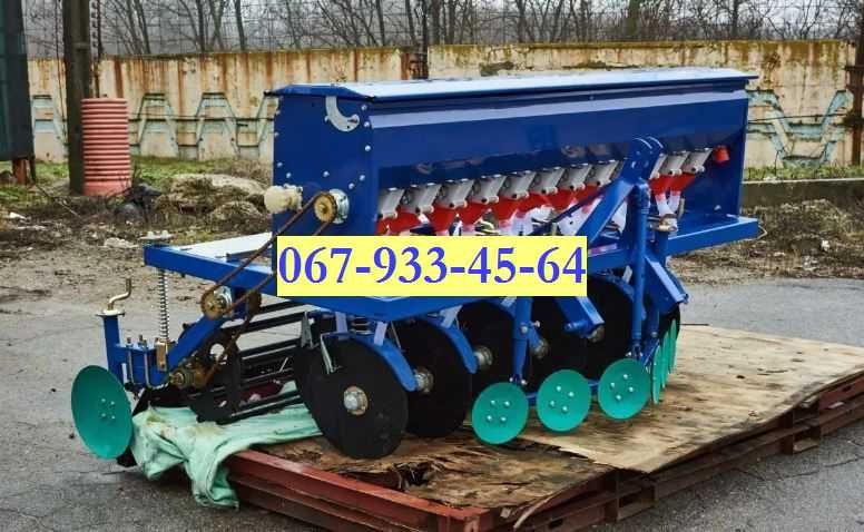 Дисковая Зерновая сеялка - ширина захвата 2.1 м на 14 рядов (СЗ, ЗАРЯ)
