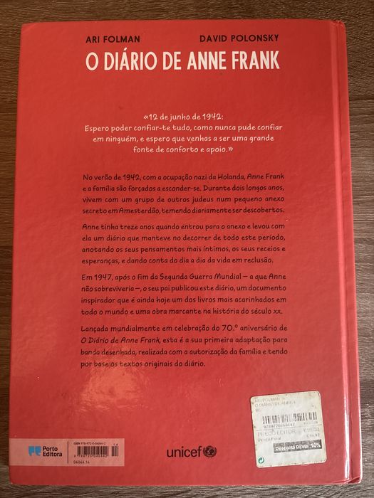 Livro O diario de Anne Franke