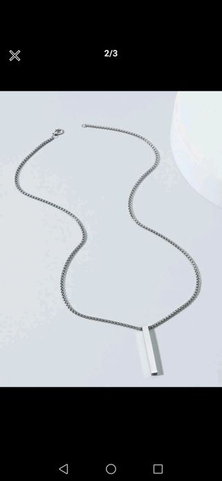 Colar homem 60cm aço