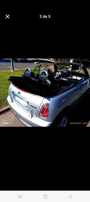 Mini cooper cabriolet 16 16v troco