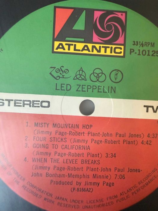 Led Zeppelin – Led Zeppelin P‑10125A (Japan, record NM)
