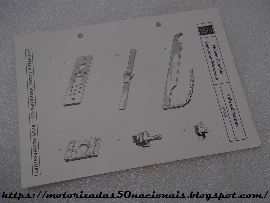 Sheets with Tool List for Sachs Engine Repair64741036961665127
