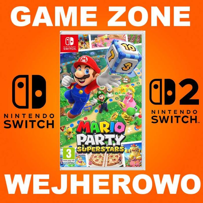 Mario Party SuperStars Nintendo SWITCH + Lite + Oled + SWITCH 2 = sklep Wejherowo