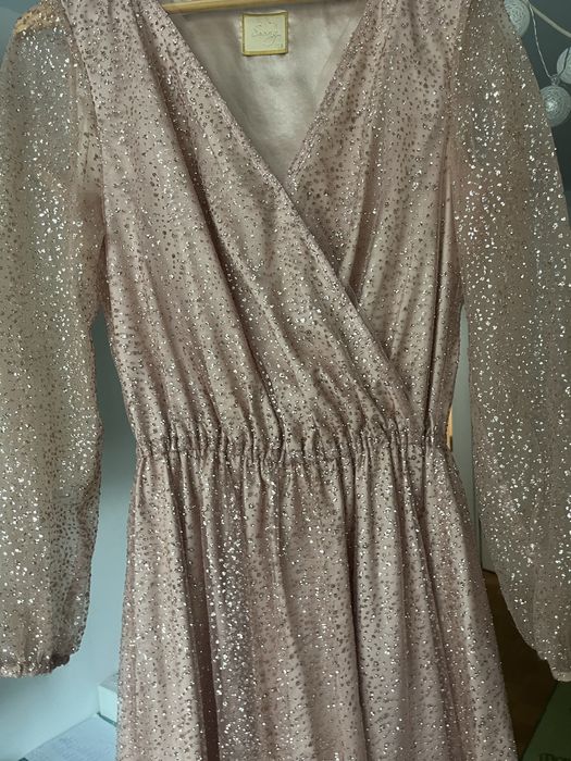 Piękna błyszcząca sukienka Swing 38