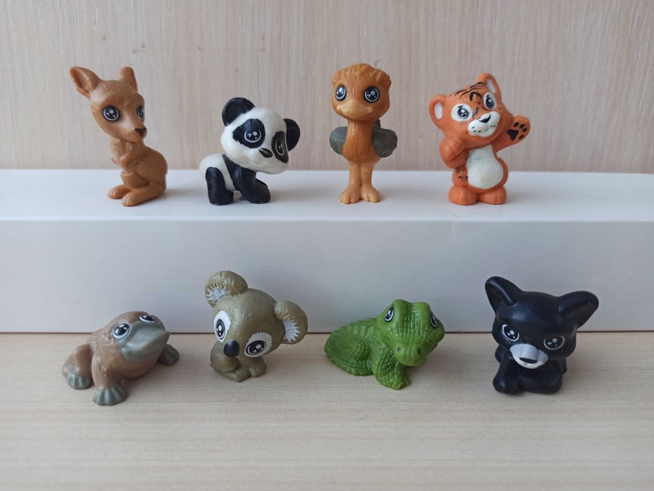 Тварини, дитинчата, фігурки Кіндер Натунс