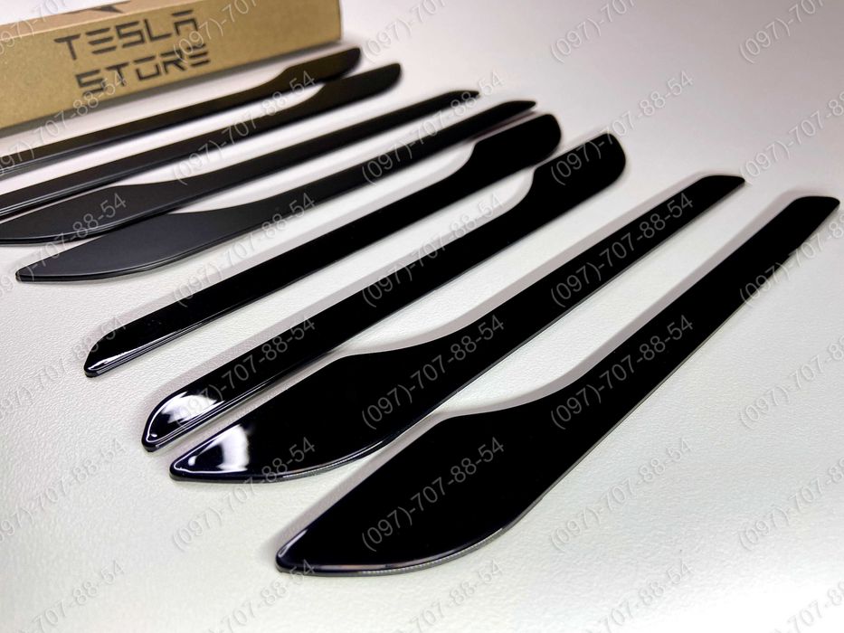 Накладки на дверні ручки, камери Tesla Model 3, Model Y