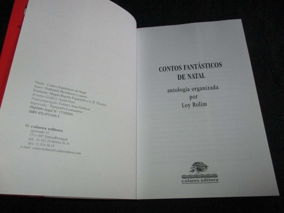 Livro Contos Fantásticos de Natal Loy Rolim Colares Editora