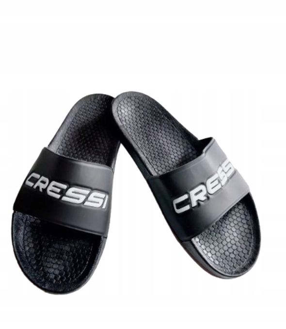 Cressi klapki basenowe czarne z logo wsuwane 37 joj