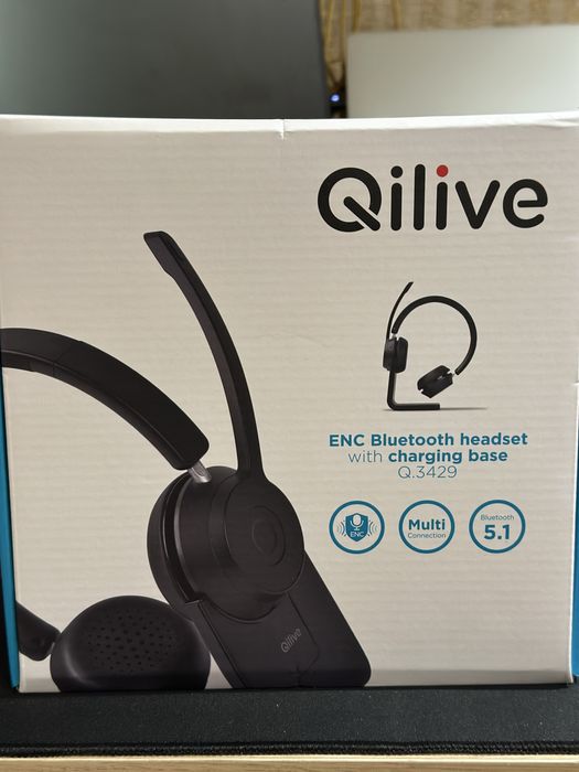 Headset Qilive q.3429 com base carregamento