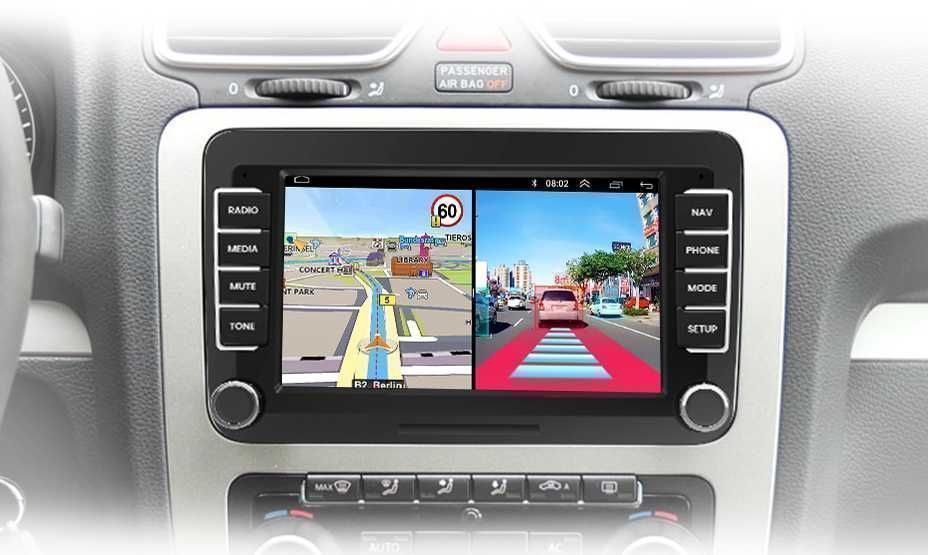 VW Passat / Passat CC / Tiguan / Golf – Radio Android 15 7” CarPlay Android Auto 1GB/16GB GPS Nawigacja Stacja Multimedialna WiFi Bluetooth PL