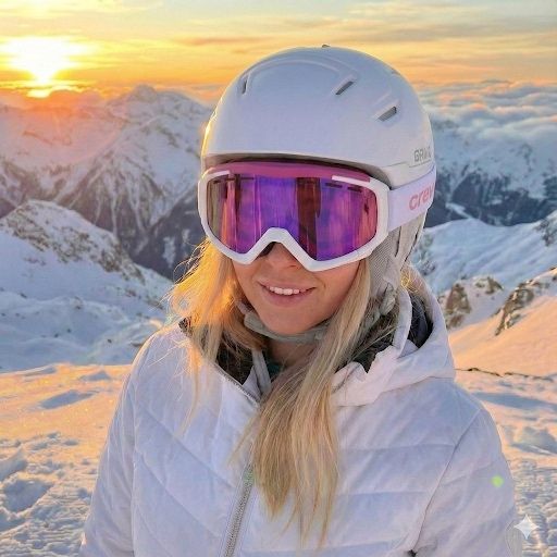 КОМПЛЕКТ! Лижний шолом + Лижна маска M/L (56-59 см) жіночий комплект