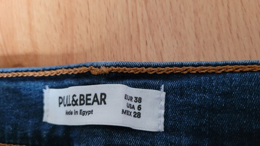 Spodnie pull&bear wysoki stan