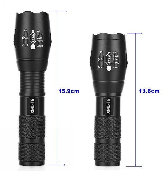 High-Quality Military LED Flashlight (Complete Kit).64740660776706122