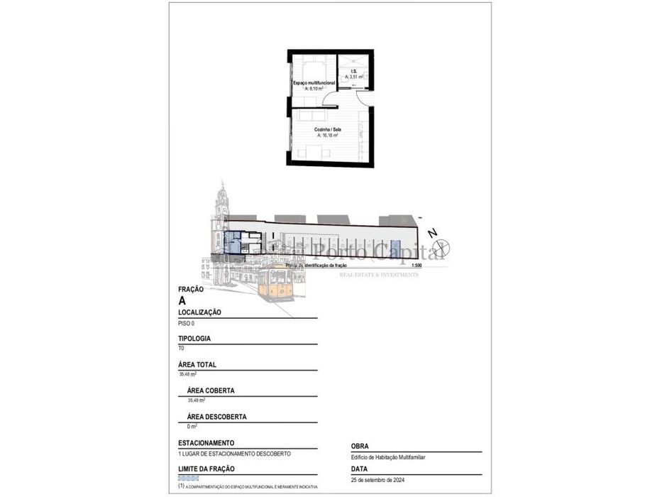 Excelente Apartamento T1, Com Lugar De Parqueamento, Junto Ao Metro...