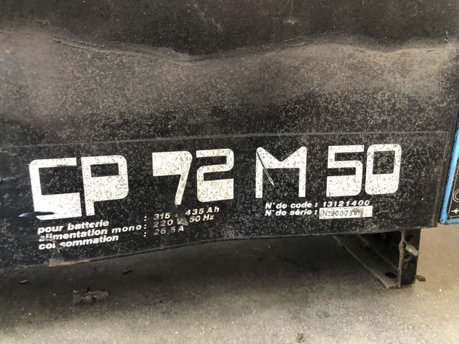 Carregador baterias empilhador 72v