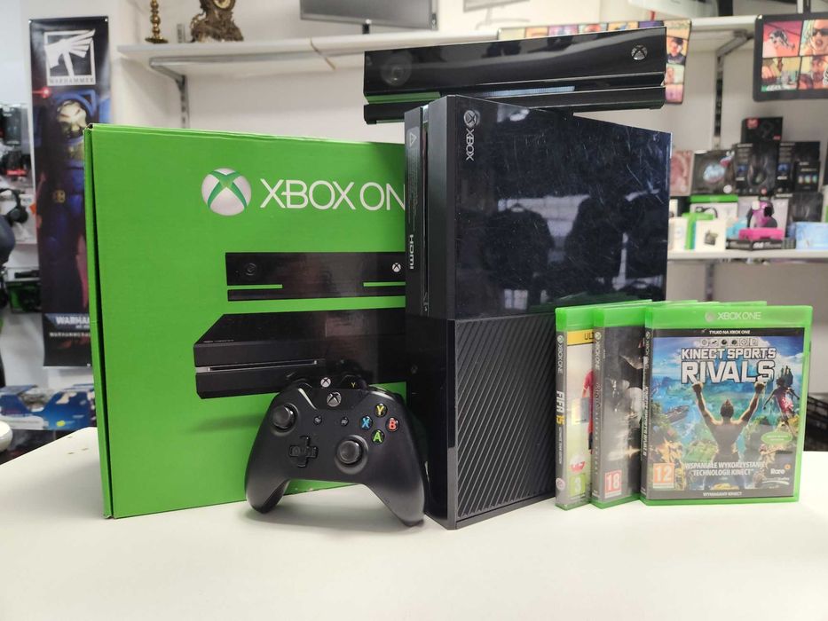 Konsola Xbox One + Gry + Pad + Kinect