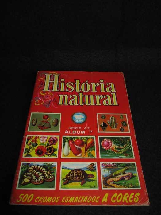 Caderneta Cromos Colecção Cultura História Natural 1958